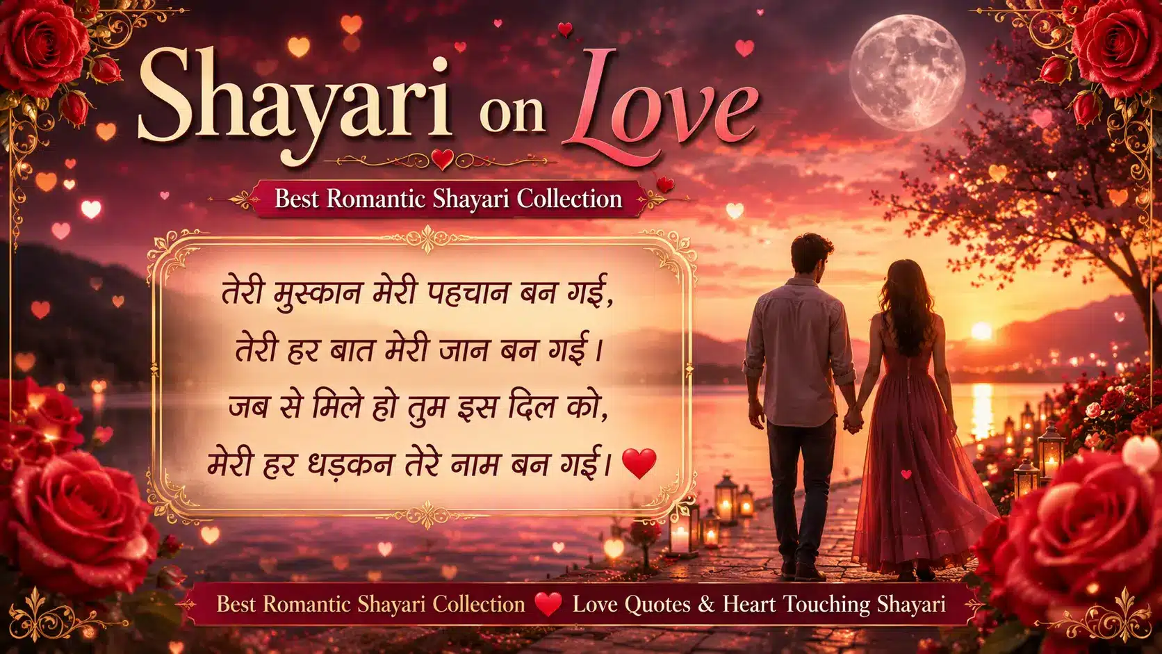 Shayari on Love  Best Romantic Shayari Collection