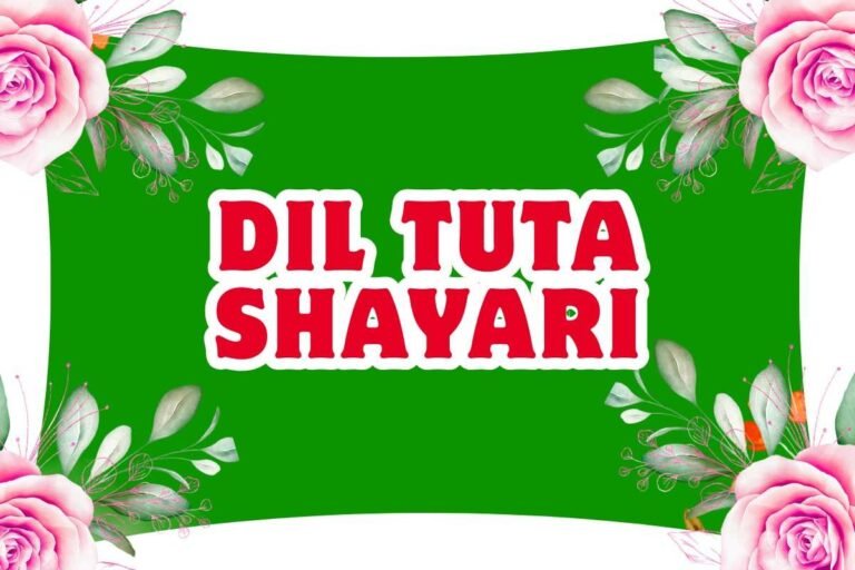 Dil Tuta Shayari in Hindi