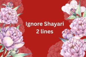 Ignore Shayari 2 lines