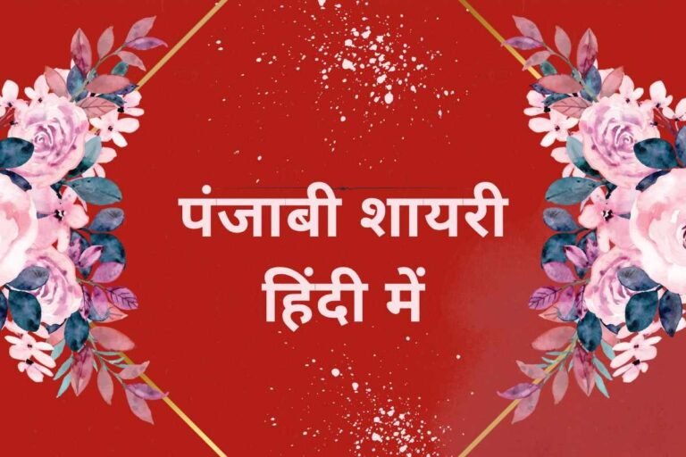 Punjabi Shayari In Hindi
