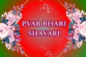 Pyar Bhari Shayari in Hindi