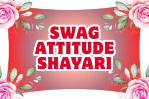 Swag Attitude Shayari in Hindi
