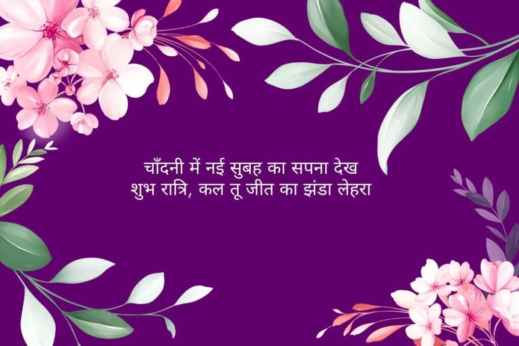 Sweet Dreams Good Night Shayari