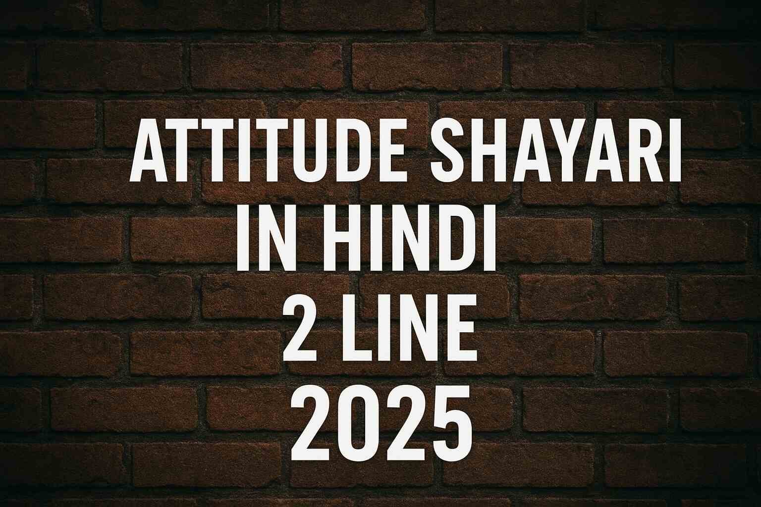 attitude shayari in hindi